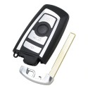 Bmw autosleutel  behuizing 4 knoppen smartkey.