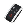 Geschikt voor Jaguar autosleutel  behuizing 5 knoppen zonder sleutelblad met Sony batterij.