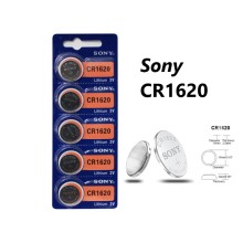 Sony batterij CR1620 in blister 5pack.