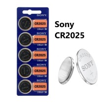 Sony batterij CR2025 in blister 5pack.