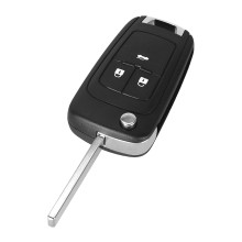Opel 3 knoppen klapsleutel autosleutel  behuizing met Sony batterij.
