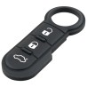 Geschikt voor Fiat sleutel rubber pad 3 knoppen.
