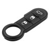 Geschikt voor Fiat sleutel rubber pad 3 knoppen.