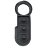 Geschikt voor Fiat sleutel rubber pad 3 knoppen.