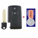 Geschikt voor Toyota sleutel voor Toyota Corolla , Toyota Prius, Toyota autosleutel smart key behuizing met batterij..