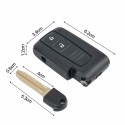 Geschikt voor Toyota sleutel voor Toyota Corolla , Toyota Prius, Toyota autosleutel smart key behuizing met batterij..