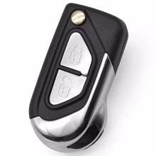 Autosleutel 2 Knoppen geschikt voor Citroën C3 / Citroën DS3 / HU83 sleutelblad.