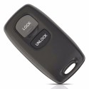 Autosleutel 2 Knoppen geschikt voor Mazda 2 / 3 / 626 / Mazda MX5, met batterij.