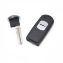Autosleutel 2 Knoppen geschikt voor Mazda 2 / 3 / 6 / Mazda CX-3 / 5 / met batterij.