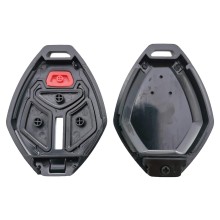 Autosleutelbehuizing 4 knoppen geschikt voor Mitsubishi autosleutel / Mitsubishi Lancer / Mitsubishi Galant / met batterij.