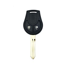 Sleutelbehuizing geschikt voor Nissan autosleutel 2B / Nissan Micra / Nissan Note / met batterij.