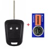 Autosleutel AV2 geschikt voor Opel sleutel / Opel Corsa / Opel Vectra / Opel Meriva / met batterij.