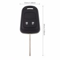 Autosleutel AV2 geschikt voor Opel sleutel / Opel Corsa / Opel Vectra / Opel Meriva / met batterij.