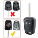 Autosleutel AV2 geschikt voor Opel sleutel / Opel Corsa / Opel Vectra / Opel Meriva / met batterij.