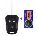 Autosleutel AV3 geschikt voor Opel sleutel / Opel Corsa / Opel Vectra / Opel Mokka / met batterij.