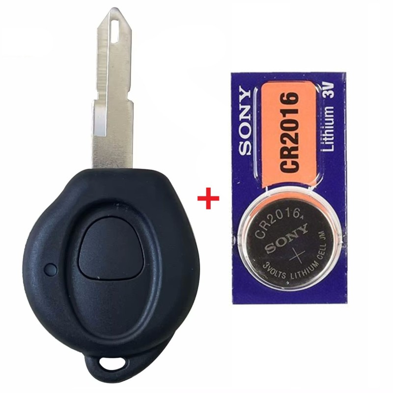 Autosleutel geschikt voor Peugeot sleutel / Peugeot 206 / Peugeot 206 Cabrio / Peugeot 206 Plus / met batterij.