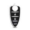 Geschikt voor Alfa Romeo autosleutel  behuizing rubber pad 3 knoppen.
