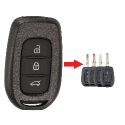 Renault 3 knoppen auto sleutelbehuizing met Sony batterij.