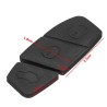 Geschikt voor Fiat autosleutel  behuizing rubber pad 2-3 knoppen SIPRS8 Zwart.
