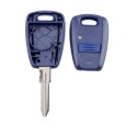 Fiat autosleutel  behuizing 1 knop blauw (punt).