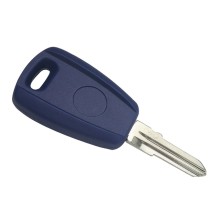 Fiat autosleutel  behuizing 1 knop blauw (punt).