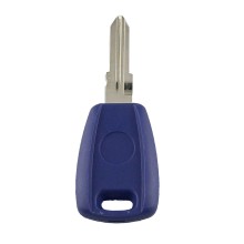 Fiat autosleutel  behuizing 1 knop blauw (punt).