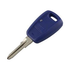 Fiat autosleutel  behuizing 1 knop blauw (punt).